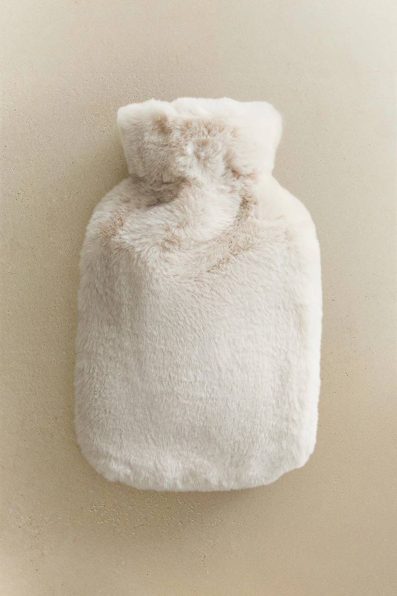 FAUX FUR HOT WATER BOTTLE
