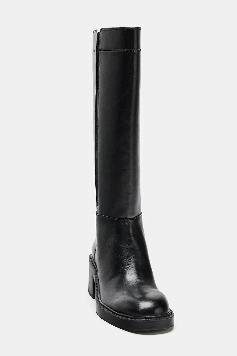 BOTTES À TALONS BLOC