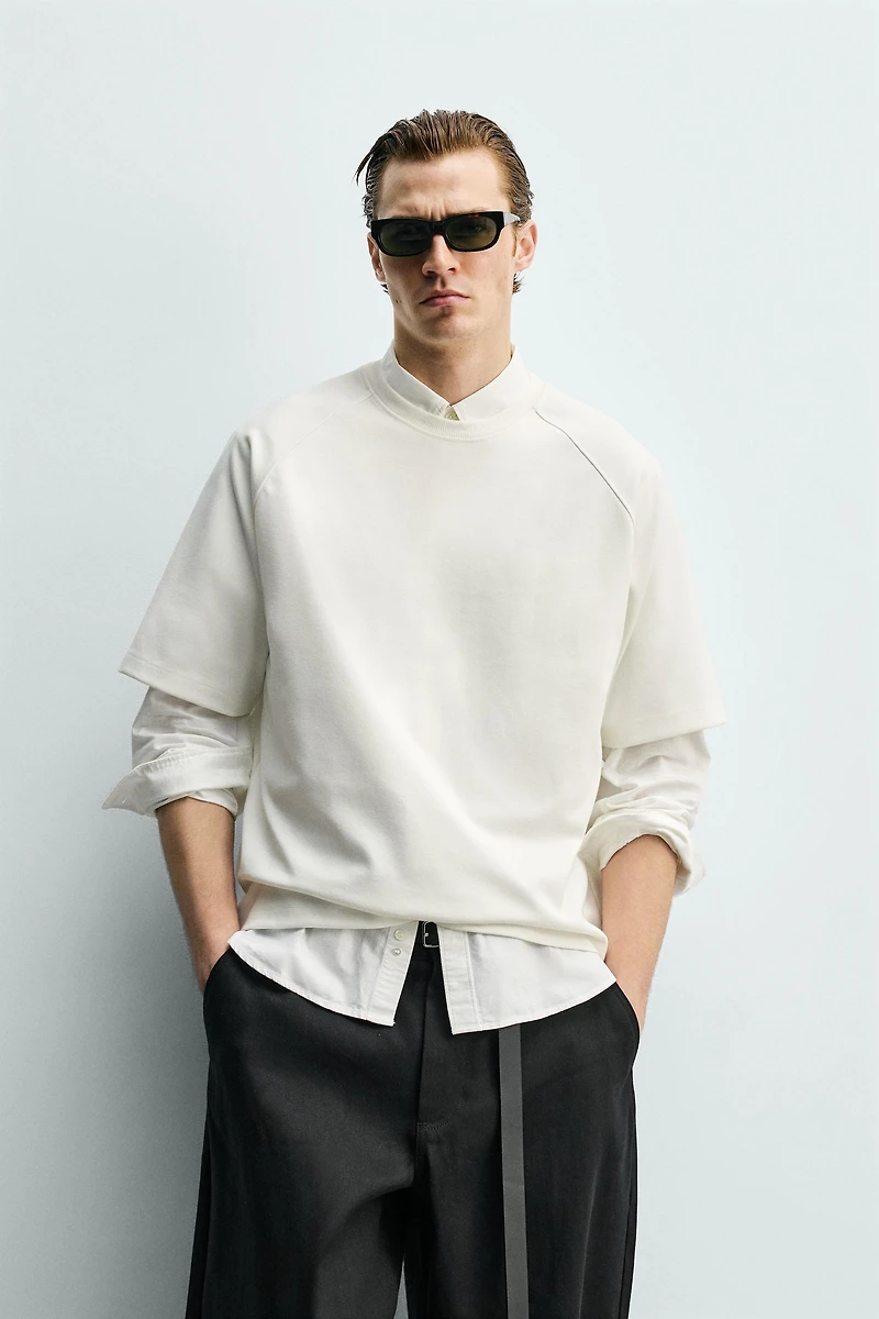INTERLOCK PIPING T-SHIRT