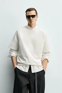 INTERLOCK PIPING T-SHIRT