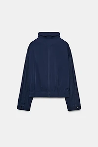 HIGH COLLAR FLAP POCKET JACKET