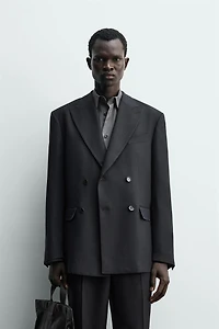 DOUBLE BREASTED SUIT BLAZER