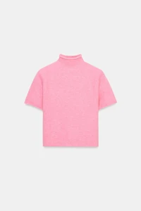 PULL MANCHES COURTES MAILLES DOUCES
