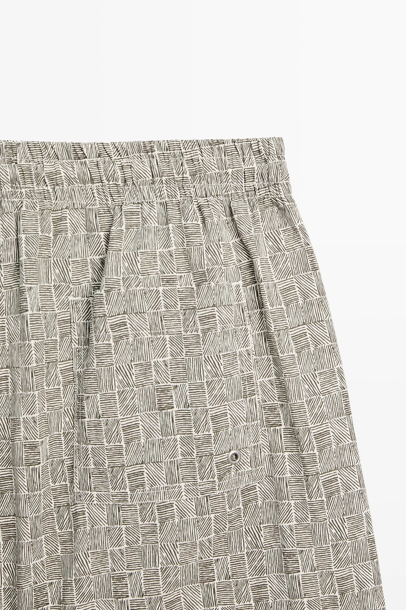 Printed swimming trunks
