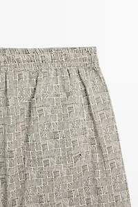 Printed swimming trunks