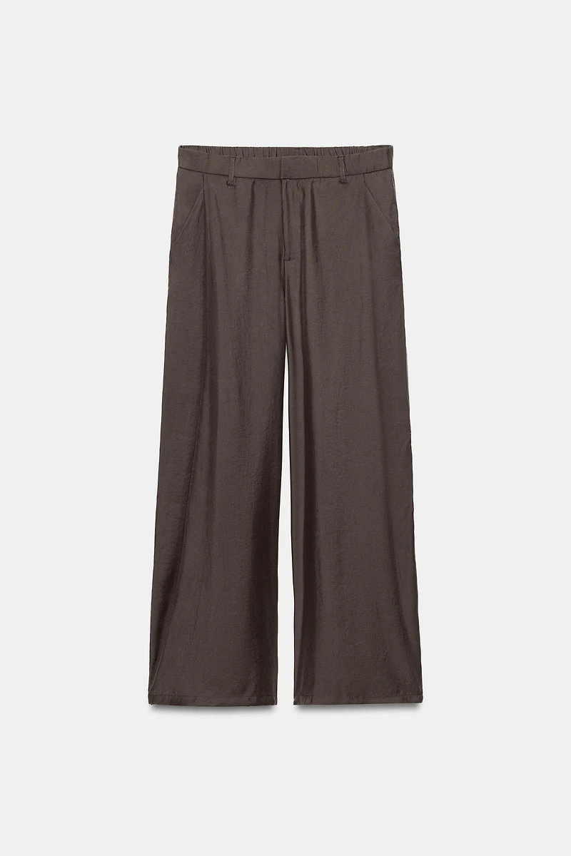 PANTALON FLUIDE À PLIS