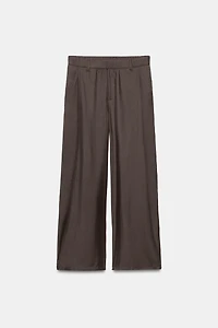 PANTALON FLUIDE À PLIS
