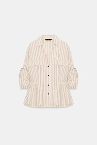 STRIPED SAFARI SHIRT
