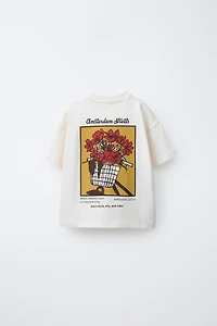 T-SHIRT FLEURS BRODÉES