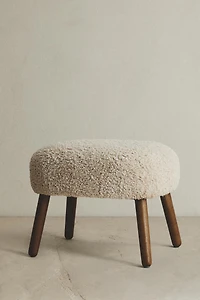 TERRYCLOTH FOOTREST STOOL