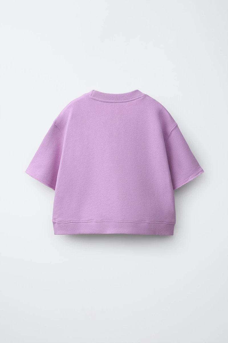 T-SHIRT JOGGING EN MOLLETON