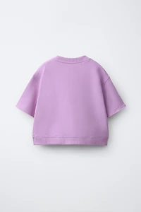T-SHIRT JOGGING EN MOLLETON