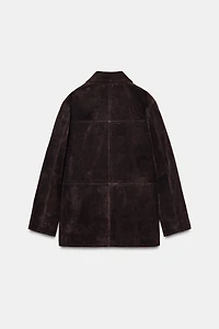 BLOUSON EN DAIM 100% CUIR