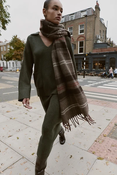 SOFT-TOUCH KNIT POLO JUMPER