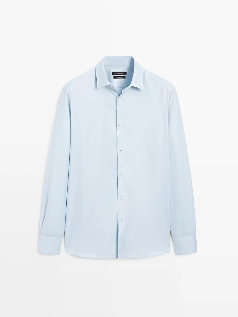 Slim fit 100% cotton Oxford shirt
