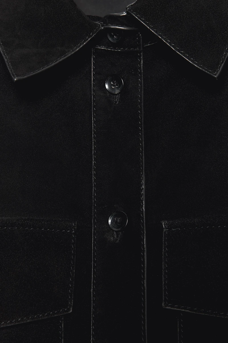 ZW COLLECTION SUEDE LEATHER SHIRT