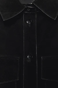 ZW COLLECTION SUEDE LEATHER SHIRT