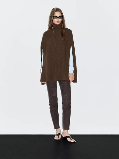 100% wool knitted coat
