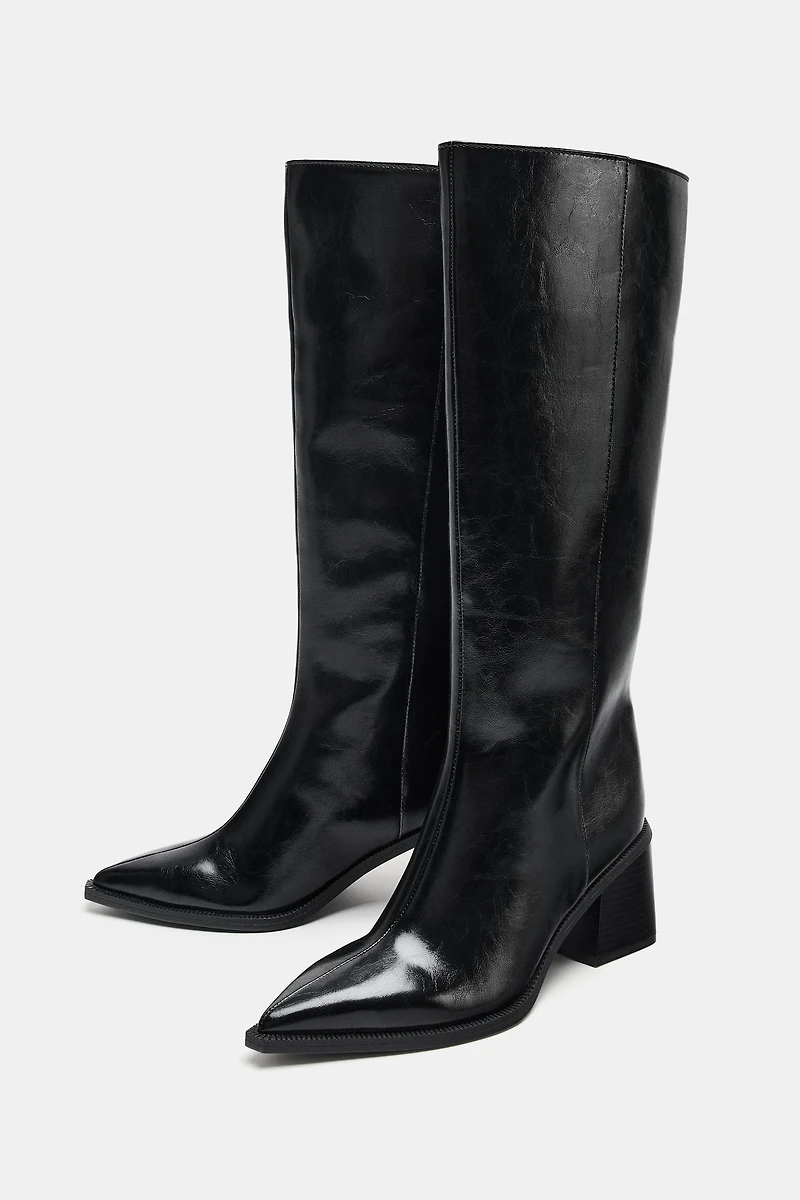 HIGH SHAFT HEEL BOOTS