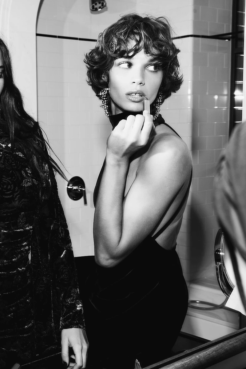 LONG OPEN-BACK DRESS