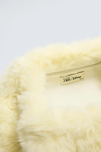 FAUX FUR ENVELOPE BAG HARRY LAMBERT FOR ZARA x DISNEY