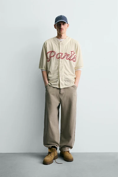 CHEMISE STRUCTURÉE BRODERIE
