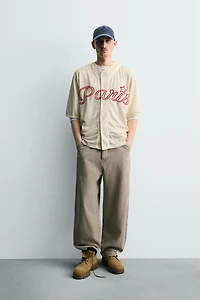 CHEMISE STRUCTURÉE BRODERIE