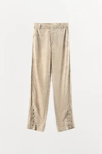 ZW COLLECTION LIMITED EDITION JACQUARD BUTTON PANTS