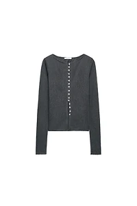 RUSTIC BUTTON-UP T-SHIRT
