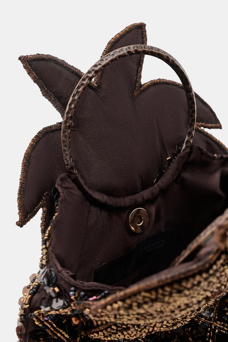BEADED FRUIT MINI BAG
