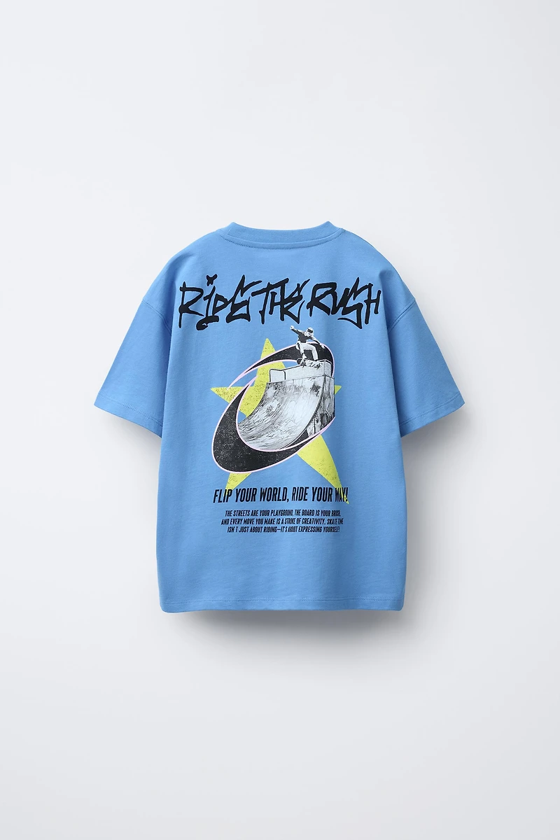 SKATE PRINT T-SHIRT