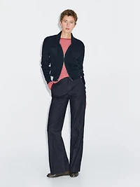 Jean flare taille haute