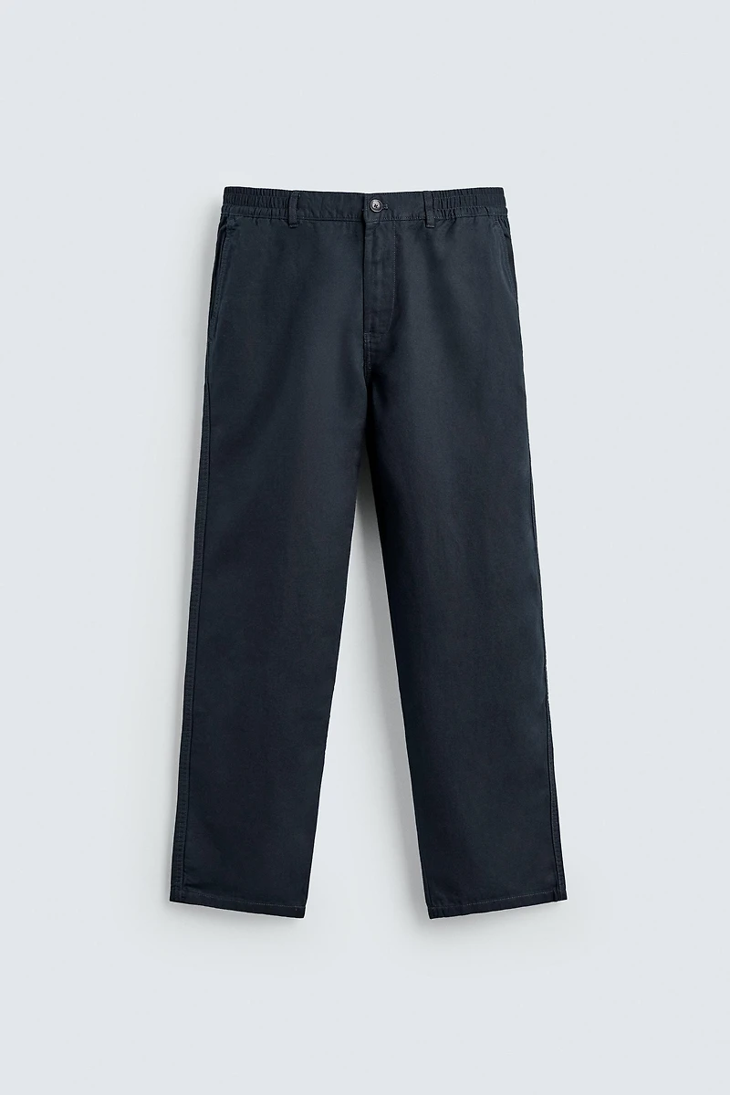 FLOWY STRAIGHT FIT PANTS