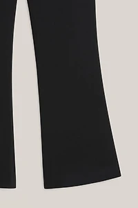 Satin flare fit trousers - LIMITED EDITION