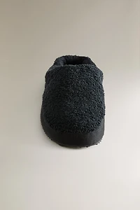 TERRYCLOTH MULE SLIPPERS