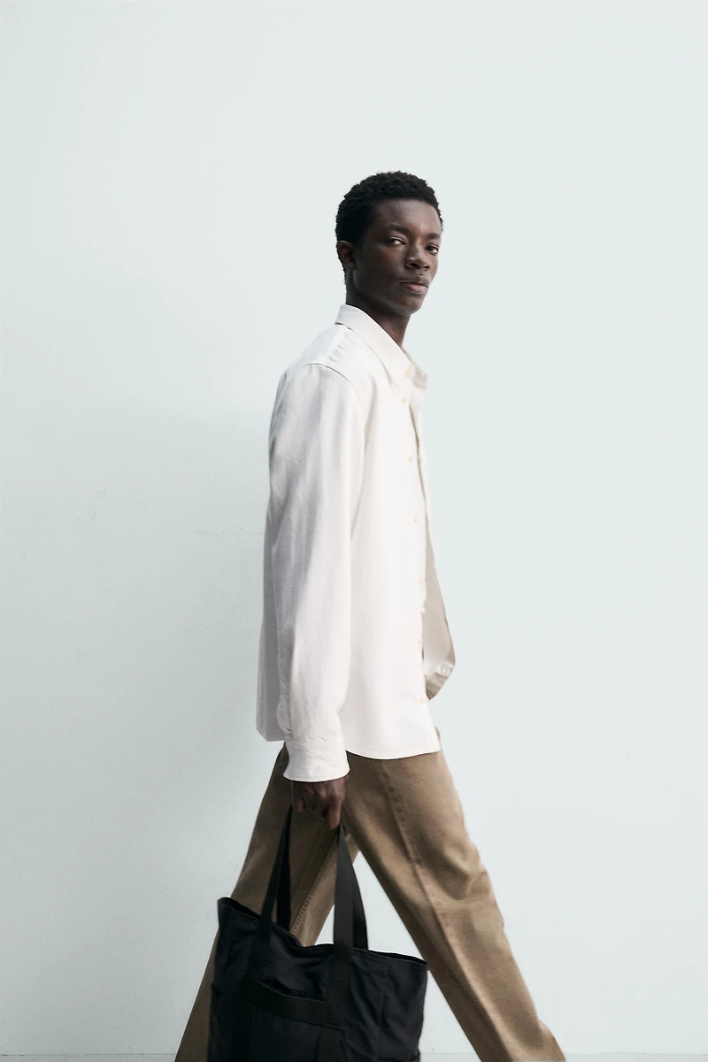 FLUID REGULAR FIT DENIM SHIRT