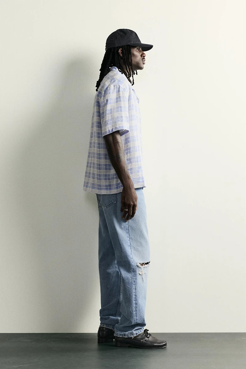 CHECK JACQUARD SHIRT