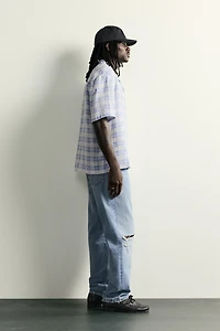 CHECK JACQUARD SHIRT