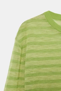 STRIPED KNIT JUMPER