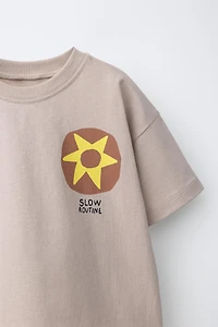 T-SHIRT IMPRIMÉ SOLEIL
