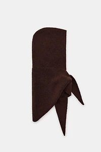 KNIT BANDANA HOODIE