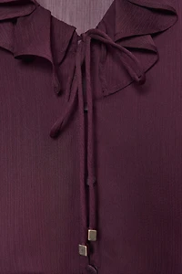 RUFFLED BLOUSE