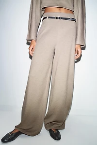 BELTED PALAZZO PANTS