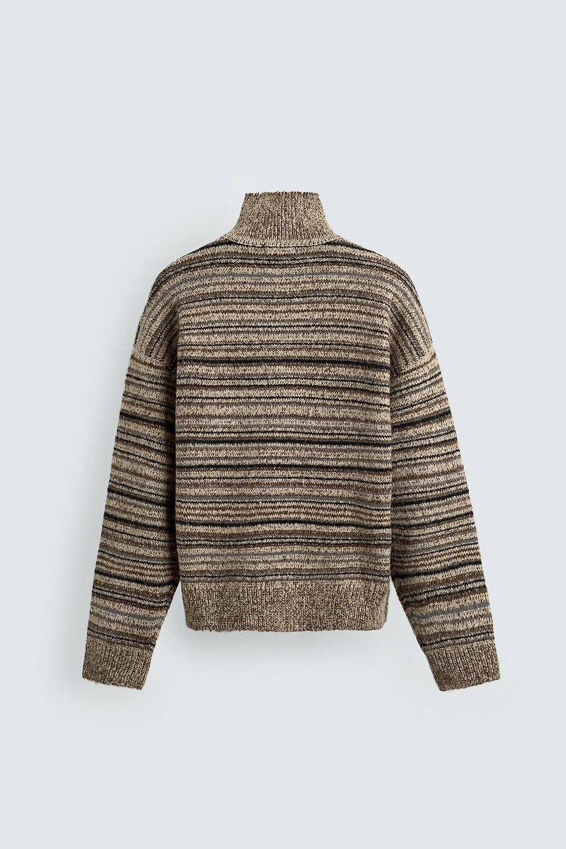 PULL COL ZIPPÉ STRUCTURE RETORS