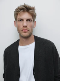 Cardigan à col en V 100 % cachemire