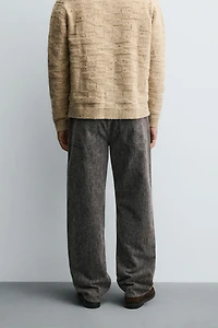 JEAN STRAIGHT FIT BROSSÉ