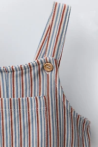 STRIPED OVERALLS