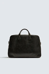 CRACKLED DUFFEL BAG