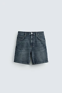 REGULAR FIT DENIM SHORTS
