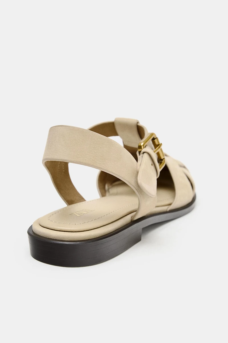 LEATHER FISHERMAN SANDALS